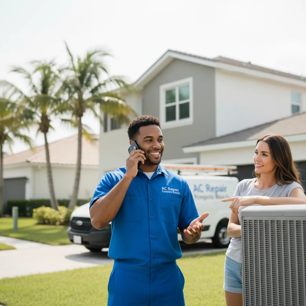 AC Repair Pompano Beach customer support in League City